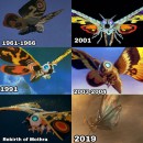 Tak Zmieniała sie Mothra 1961-2019